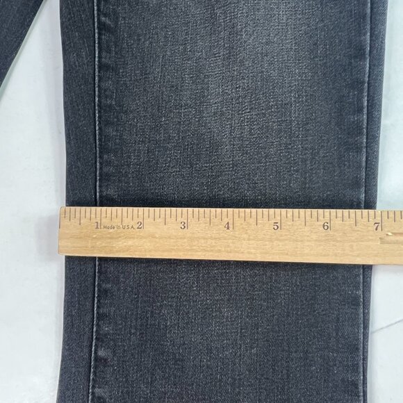 Prana Jeans Womens 28x31* Low Rise Boot Cut Slim Black Faded Stretch Denim Tag 4 - Picture 13 of 16